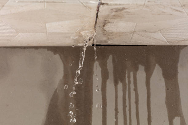 Professional Burst Pipe Cleanup technician working in Hickory, NC